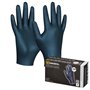 Gebol Blue Nitril Comfort - Lot de 100 gants jetables - Taille M (taille 8) - Gants de protection chimiques imperméables et de q