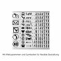 Colop 111604 Set tampon 20/1 avec caractères pour personnaliser texte 14 x 38 mm 4 lignes Noir (Import Allemagne)