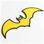 Patch Batman | Superhero Écusson thermocollant à coudre/repasser Logo chauve-souris Superhéros Comics Fan | Badge Batmen pour un