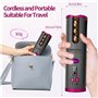 Barley Direct Fer A Boucler Automatique, Fer A Boucler avec 6 Réglages de Température & Minuteur Hair Curler Écran LCD Anti-brûl