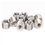 Eujgoov 10 Pièces Inserts de Filetage M10 Filetage Femelle M16 Filetage Mâle Inserts de Filetage en Acier Inoxydable Kit Outil d