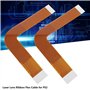 Câble Flexible de Ruban de lentille Laser pour PS2, pièce de réparation de câble Flexible de Ruban Plat de 2 pièces 7W de ramass