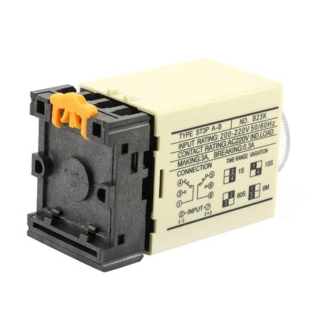 Telituny Relais de Temporisation de Mise Sous Tension St3pa-B 0-10s