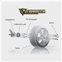 IGP Kit de 4 entretoises roues 12 + 20 mm compatibles avec A4 S4 RS4 Type B8 B9 + Audi A5 S5 RS5 Type 8F F5 entraxe 5 x 112 moye