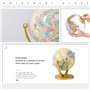Globe terrestre, globe éducatif Impression transparente Couleurs vives pour les lieux éducatifs pour les écoles pour la décorati
