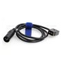 SZRMCC Anton-Bauer Câble de conversion pour batterie XLR 4 broches mâle vers D-TAP femelle
