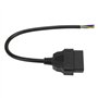 Câble ABS 16Pin OBD2, Adaptateur de Prise OBD2 16Pin Connecteur de Câble Mâle Raccord D'outil de Diagnostic pour ELM327 Extensio