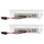 Konuooer Lot de 2 éclairages de plaque d'immatriculation pour Alf-a Romeo Giulietta 940 - Pour 147 156 159 166 MiTo GT Spider Br