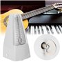 Métronome mécanique, Easy Operate Tempi Metronome pour musiciens pour laboratoires pour entrepôts(blanc)