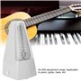 Métronome mécanique, Easy Operate Tempi Metronome pour musiciens pour laboratoires pour entrepôts(blanc)