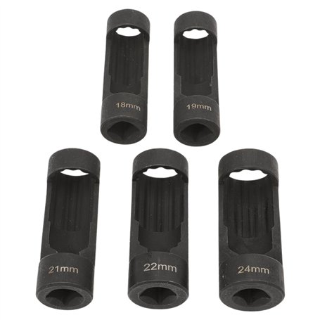 FanPaYY Écrous Douilles à Ressort Douille Outil de Montage Amortisseur 12 Points 1/2 Entraînement 18 mm 19 mm 21 mm 22 mm 24 mm