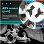 GNXfixt Capteur de vitesse ABS avant droite + gauche pour Golf 4 IV Polo 6N1 6N2 A3 8L 1H0927807 1H0927808