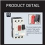 Disjoncteur de protection de moteur GV2 3P Type disjoncteur de moteur magnétique thermique (4A-6.3A)