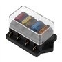 Porte-fusible de lame de voiture, Voies Boîte Fusibles support de bloc de boîte à fusibles de lame Standard de Circuit 12-24V av