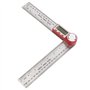 Numérique Angle Finder Double échelle 360 Degrés rapporteur d'angle numérique 200mm Règle Rapporteur d'Angle Numérique avec LCD 