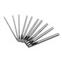 10pcs bracelet de montre de poinçon de trou, outil de poinçon en cuir, poinçons de trou creux rond de 0.5-5mm pour l'artisanat b
