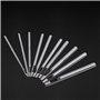 10pcs bracelet de montre de poinçon de trou, outil de poinçon en cuir, poinçons de trou creux rond de 0.5-5mm pour l'artisanat b