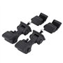 Loquet de Capot, 2 Ensembles de loquets de sécurité de loquet de Capot de Voiture et Supports pour TJ 1997-2006 55176636AD 55395