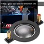 Plyisty 50-120 W 44,4 Mm Super Horn Tweeters Diaphragme en Aluminium 8 Ohms, Bobine Vocale de Tweeter à Membrane en Titane avec 