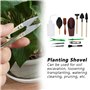 13 Pièces Mini Jardin Main Ciseaux Ensemble Creuser arrosage Plantation Pelle succulente Outil Miniature Plantation Jardinage Ou