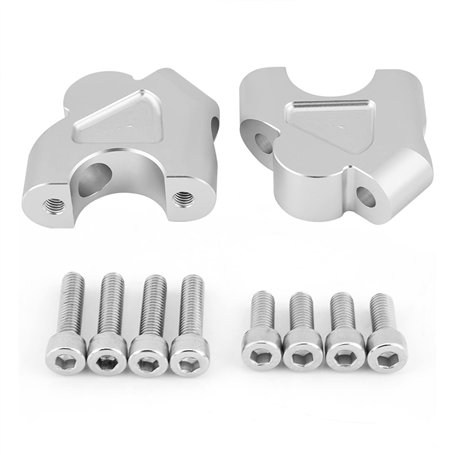 Pince de de guidon CNC adaptateurs de hauteur de moto en alu um pour R1200GS LC ADV 2014-2018(argent) rehausseur guidon gs 1250