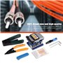 Kit d'outils optiques de fibre de FTTH avec l'ensemble d'outils de coupe de fibre optique de couperet de fibre FC-6S