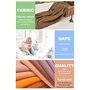 NAKAN Tissu Velours Vert Tissu de Draperie en Velours D'ameublement Mat au Mètre 150cm Large pour Tapisserie D'ameublement, Hous