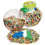 Hama - Pot Vert 15000 perles +3 plaques couleurs - Perles à repasser taille Midi - Loisirs créatifs