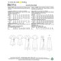 Butterick 6554 E5 Robe Portefeuille en Tissu Multicolore 17 x 0,5 x 22 cm