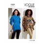 Vogue Patterns V1875B5 Patrons de hauts/gilets pour femme Taille 36 à 44