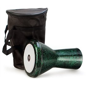 Darbuka Petit tambour oriental en fonte d'aluminium effet nacré