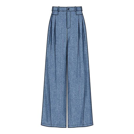 SIMPLICITY SS9955Y5 Patrons de couture pour shorts et pantalons pour femme Y5 (46-48-50-52-54)