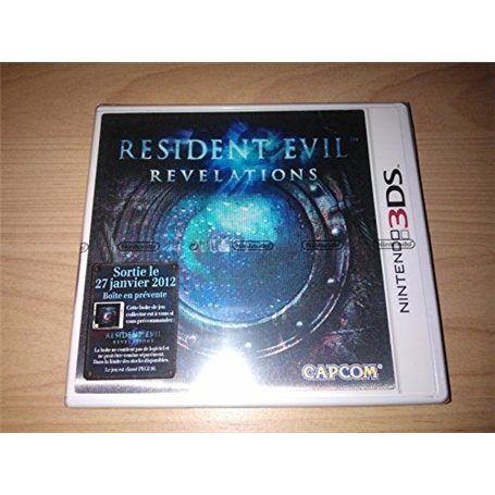 RESIDENT EVIL REVELATIONS KIT DE RESERVATION 3DS (BOITE DE PREVENTE SANS JEU )