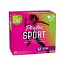 Playtex Lot de 36 tampons de sport ultra absorbants, sans parfum, pour femme, soin féminin, tampon Playtex avec protection contr