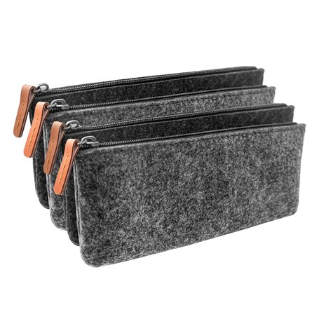 TTQiAnJ 4 Pièces Sac de Papeterie en Feutre