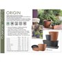 Pot de fleurs - DEROMA - Origin - 22,3 L - Terre cuite