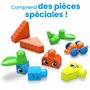 MEGA Bloks Coffret de Construction Maxi Sac de Construction avec 150 gros blocs de construction colorés et 1 sac de rangement, p