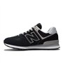 New Balance Homme NB 574 Sneakers, Noir (Black EVB), 43 EU