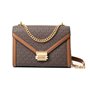 Sac à Bandoulière Michael Kors Whitney Marron 24 x 18 x 8 cm