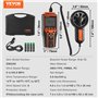 VEVOR Anémomètre Portable -10℃ à 60℃ Mesureur Numérique Vitesse du Vent CFM, Mesure Température du Vent, Flux d'Air, Refroidisse