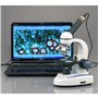 AmScope MD500-CK Microscope numérique 5 MP pour photo et vidéo avec USB et kit de calibrage