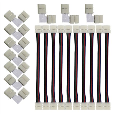 CESFONJER Fil sans soudure LED RVB