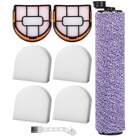 Cexovo Rouleau de brosse de rechange et Filtre pour Shark WDB1F2 pour aspirateur pour HydroVac XL 3 en 1 Accessoires 1 brosse ro