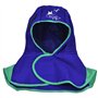RIVERWELD Cagoule de soudage en tissu ignifuge pour soudeurs - Casque de soudage de couleur bleue - Équipement de sécurité au tr