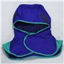 RIVERWELD Cagoule de soudage en tissu ignifuge pour soudeurs - Casque de soudage de couleur bleue - Équipement de sécurité au tr