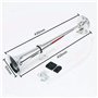 YIYDA Car Horn Klaxon 150DB Klaxon de voiture 45cm Air Horn avertisseur Chrome Zinc Unique trompette Camion Air Horn avec compre