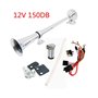 YIYDA Car Horn Klaxon 150DB Klaxon de voiture 45cm Air Horn avertisseur Chrome Zinc Unique trompette Camion Air Horn avec compre