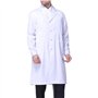 Sasairy Unisexe Blouse de Chimie Blanche Manches Longues Tunique M¨¦dicale Laboratoire pour Homme et Femme(Hauteur Recommend M (