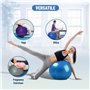 ENDLESS Ballon de Yoga Anti-éclatement de 55 cm | Ballon d'exercice en PVC épais pour Fitness, Pilates, stabilité et entraînemen