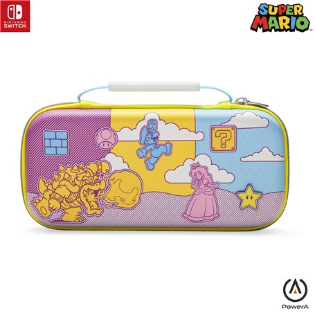 Boîtier de protection de PowerA pour Nintendo Switch (modèle OLED) - Mushroom Kingdom Pop Art